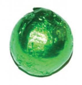 Milk Chocolate Green Foiled Balls - 500g - M9447/Gr