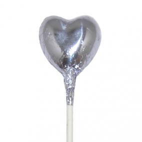 Mini Heart Lollipop Violet - 50pcs - M11232